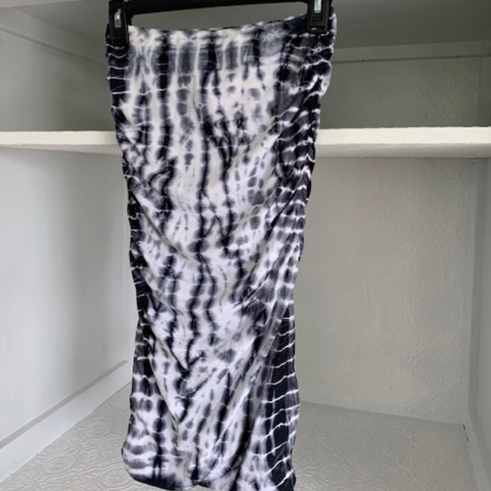 James Perse; ruched mini dress or pencil skirt